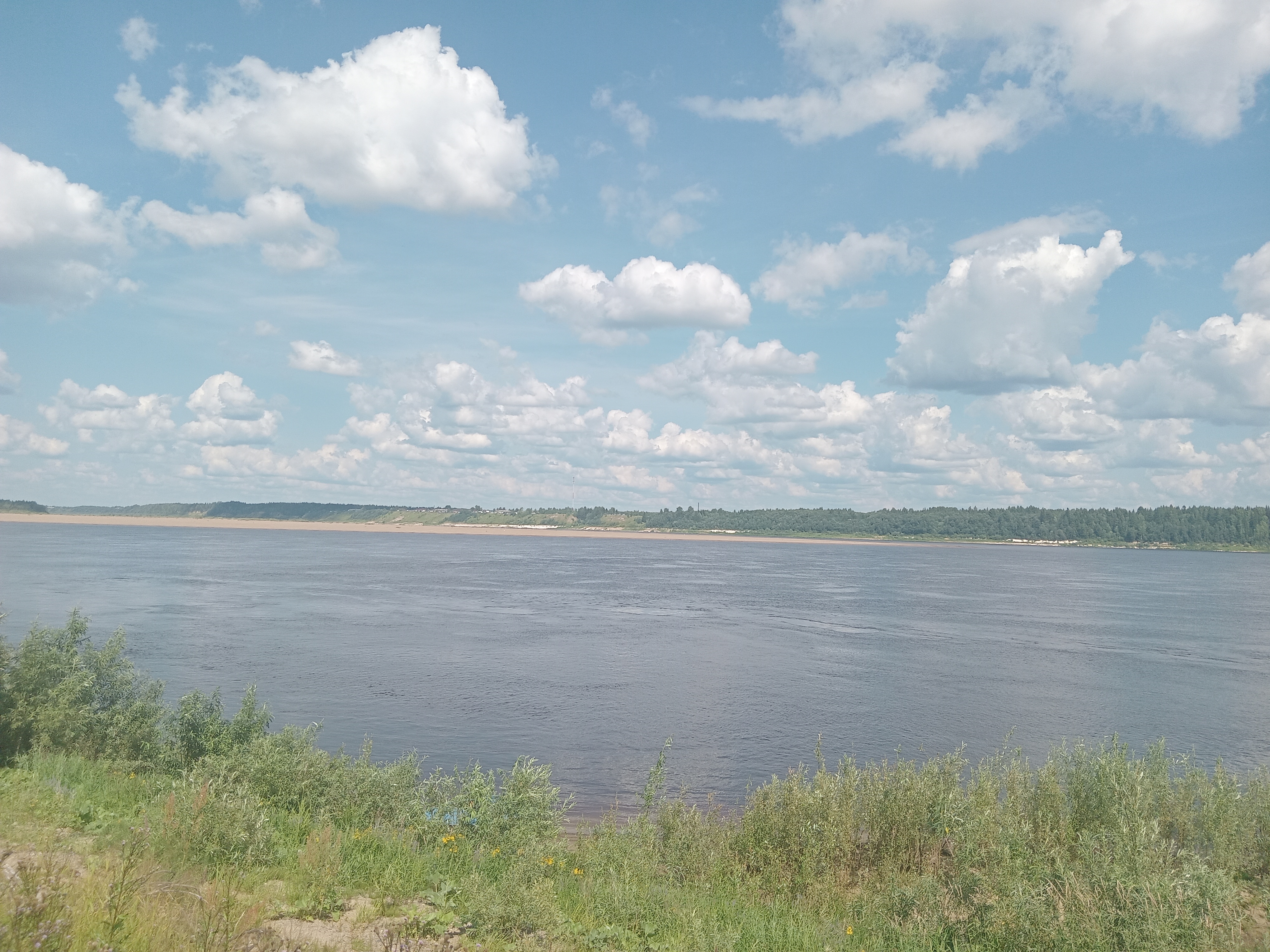 Вид на поселок Двинской