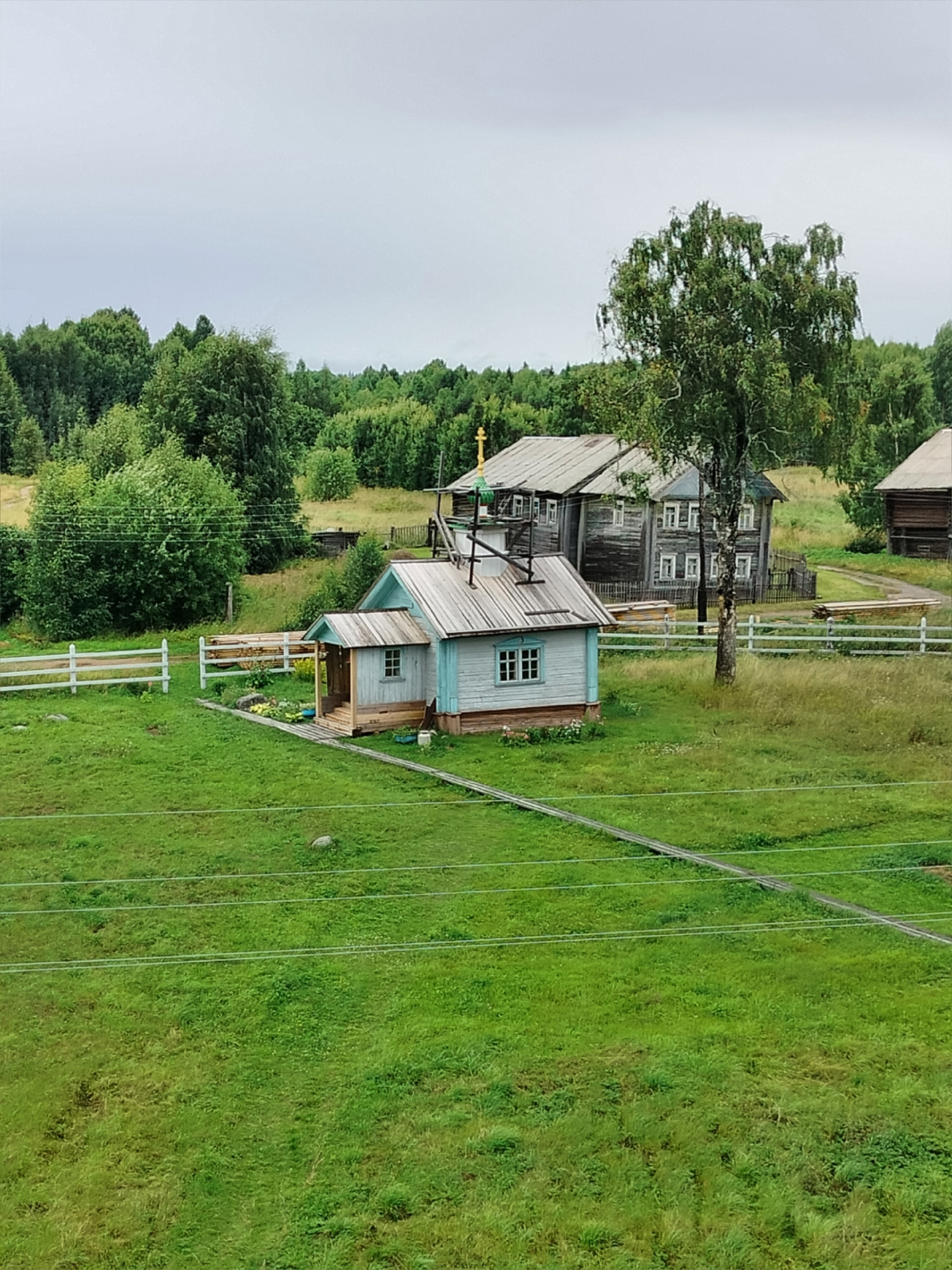 Вид на деревня Сырья